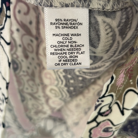 LOFT Purple and Pink Sleeveless Tank Top Medium - Picture 12 of 15